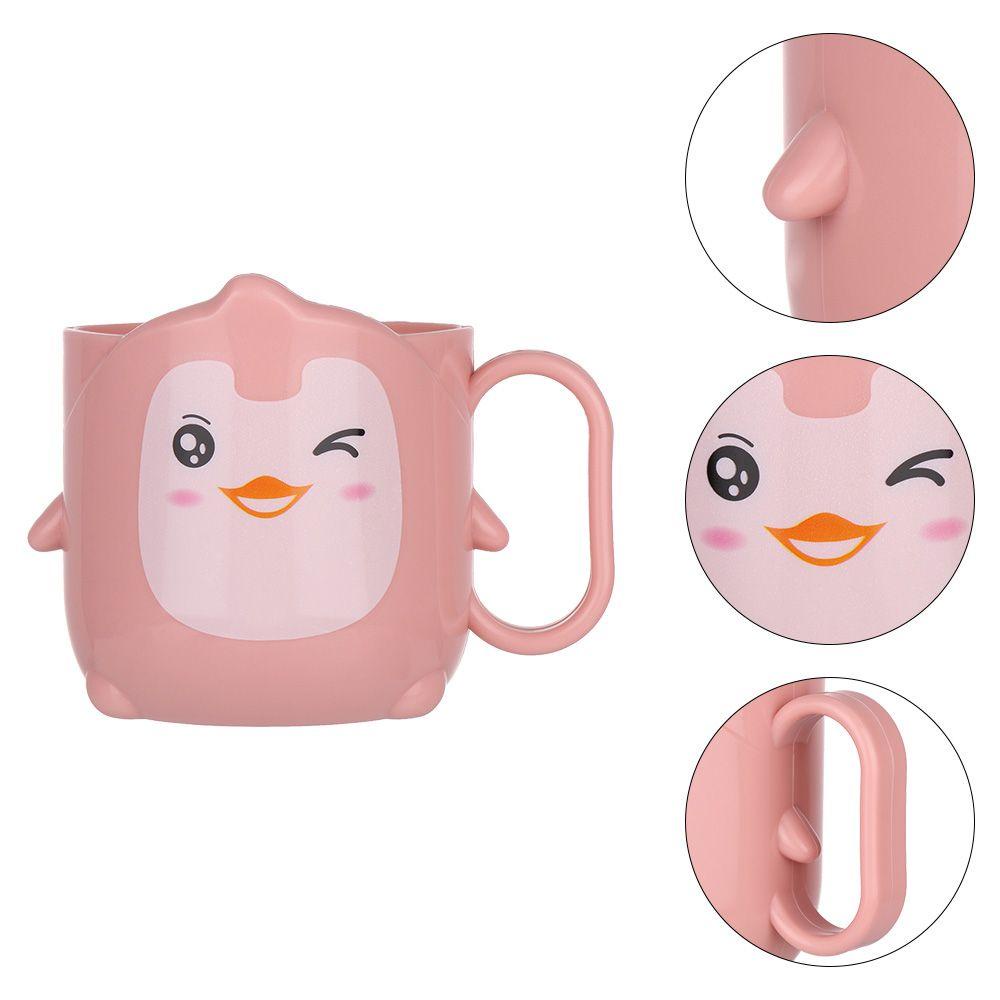 LONTIME Giá Đỡ Bàn Chải Đánh Răng / Cốc Súc Miệng Hình Chú Vịt Đáng Yêu
