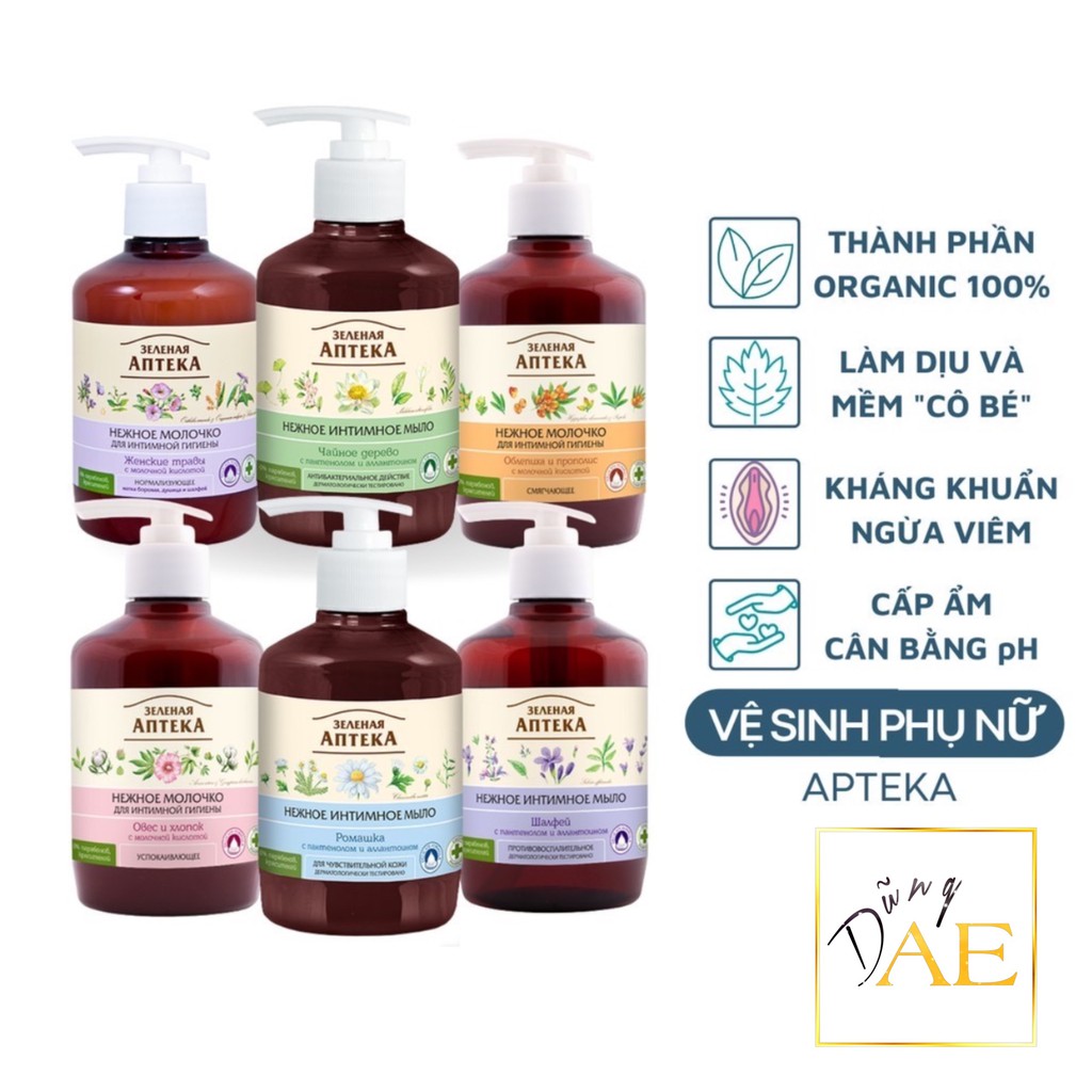 Anteka Gel Vệ Sinh Phụ Nữ - Dung Dịch Vệ Sinh Phụ Nữ Dạng Gel Anteka