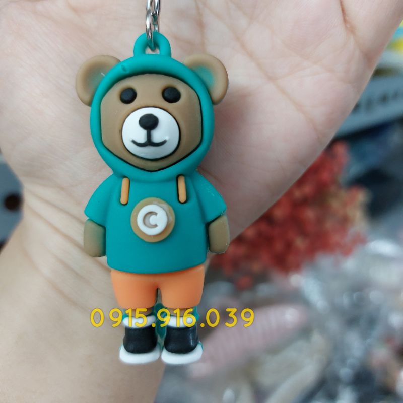 Móc Khóa Hình Gấu cute, móc khóa dễ thương