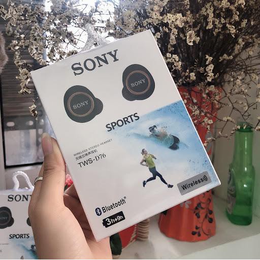 Sony Sport TWS-D76 Tai Nghe Nhét Tai Không Dây 🎧[Rẻ Vô Địch]🎧 In-Ear Bluetooth Thể Thao - Bass Rất Ấm - Treble Rõ Ràng