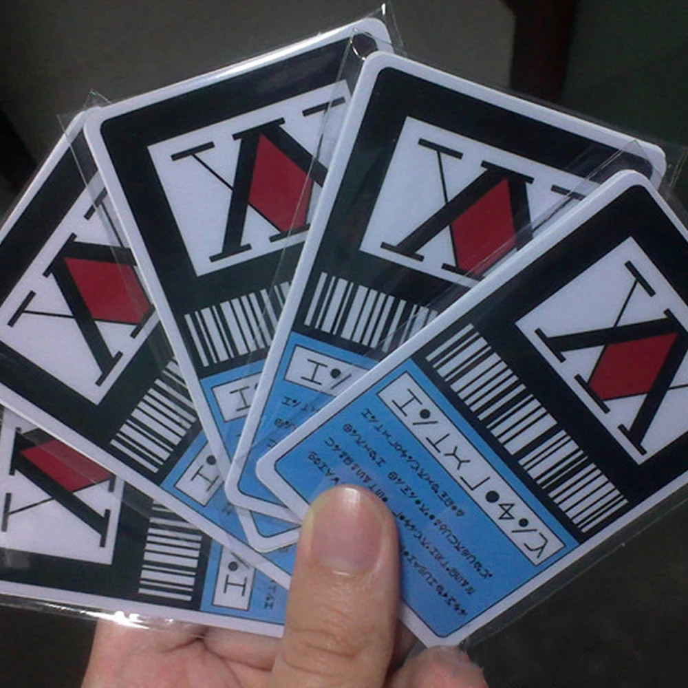 Thẻ nhựa in hình các nhân vật trong Hunter x Hunter độc đáo