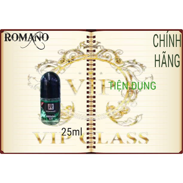 ROMANO_ LĂN KHỬ MÙI CLASSIC (XANH LÁ) 25ML.