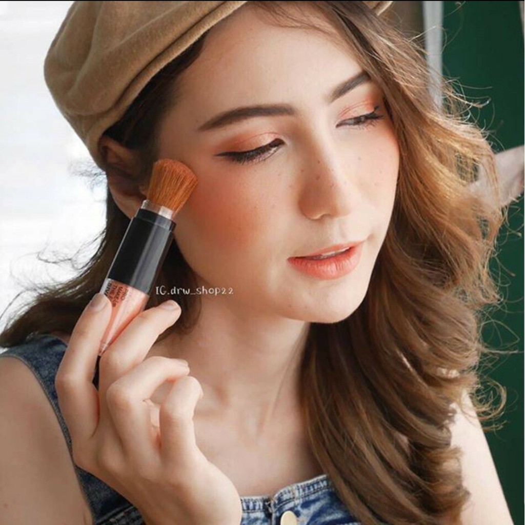 Phấn má bột kèm chổi Kiss Beauty Blush Powder