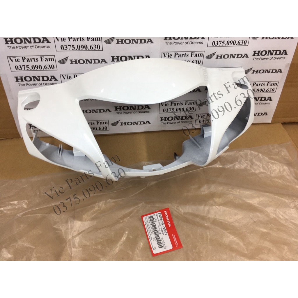 Nắp trước tay lái/ Ốp đầu trước Wave A 110, Wave anpha 110  đủ màu, hàng chính hãng Honda