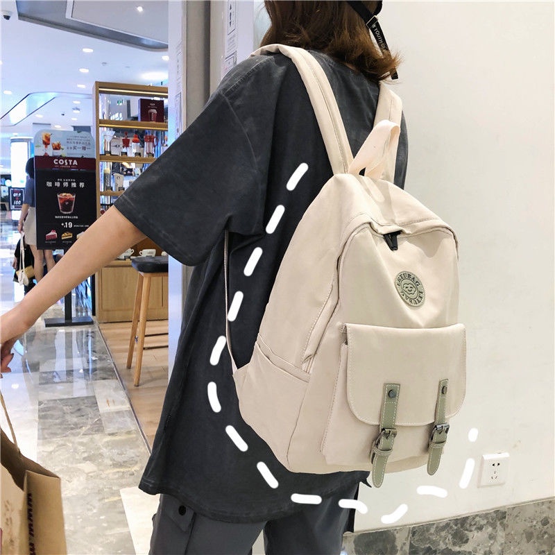 Balo đi học IELGY có sức chứa lớn phong cách Harajuku thời trang Hàn Quốc cho nữ