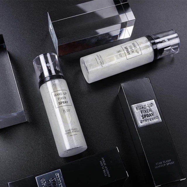 Xịt khoáng khóa nền trang điểm Hanumu ánh nhũ, giữ lớp makeup Fixer Spray 100ml NPP Shoptido | BigBuy360 - bigbuy360.vn