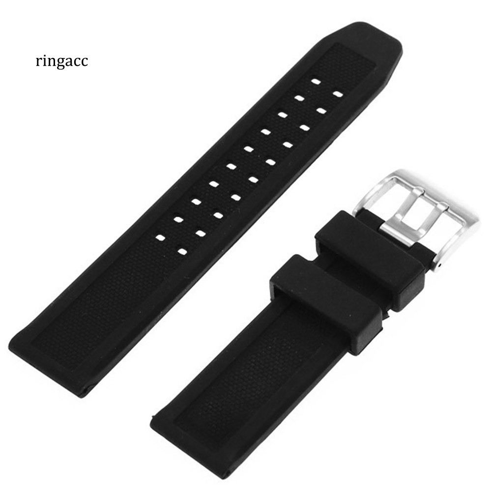 Dây đeo bằng silicon 23mm thay thế cho đồng hồ Luminox