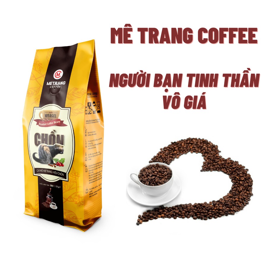 Cà phê Chồn Mê Trang - Túi hạt rang 500g