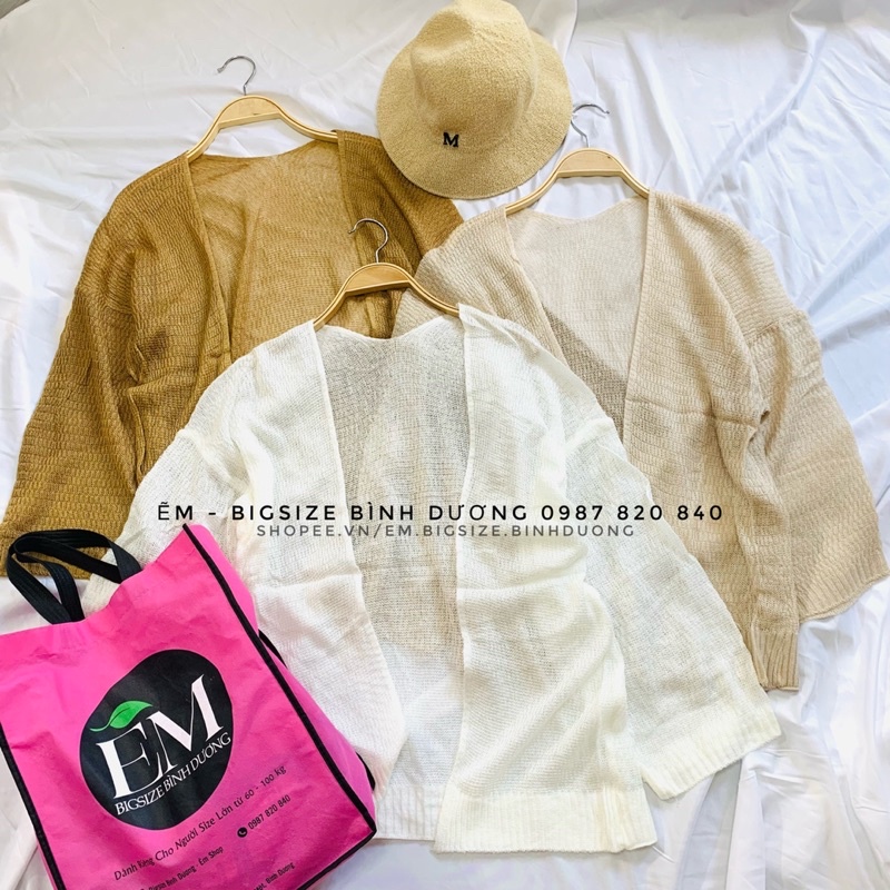[BIGSIZE] ÁO LEN MỎNG Áo Cardigan Size Lớn | BigBuy360 - bigbuy360.vn