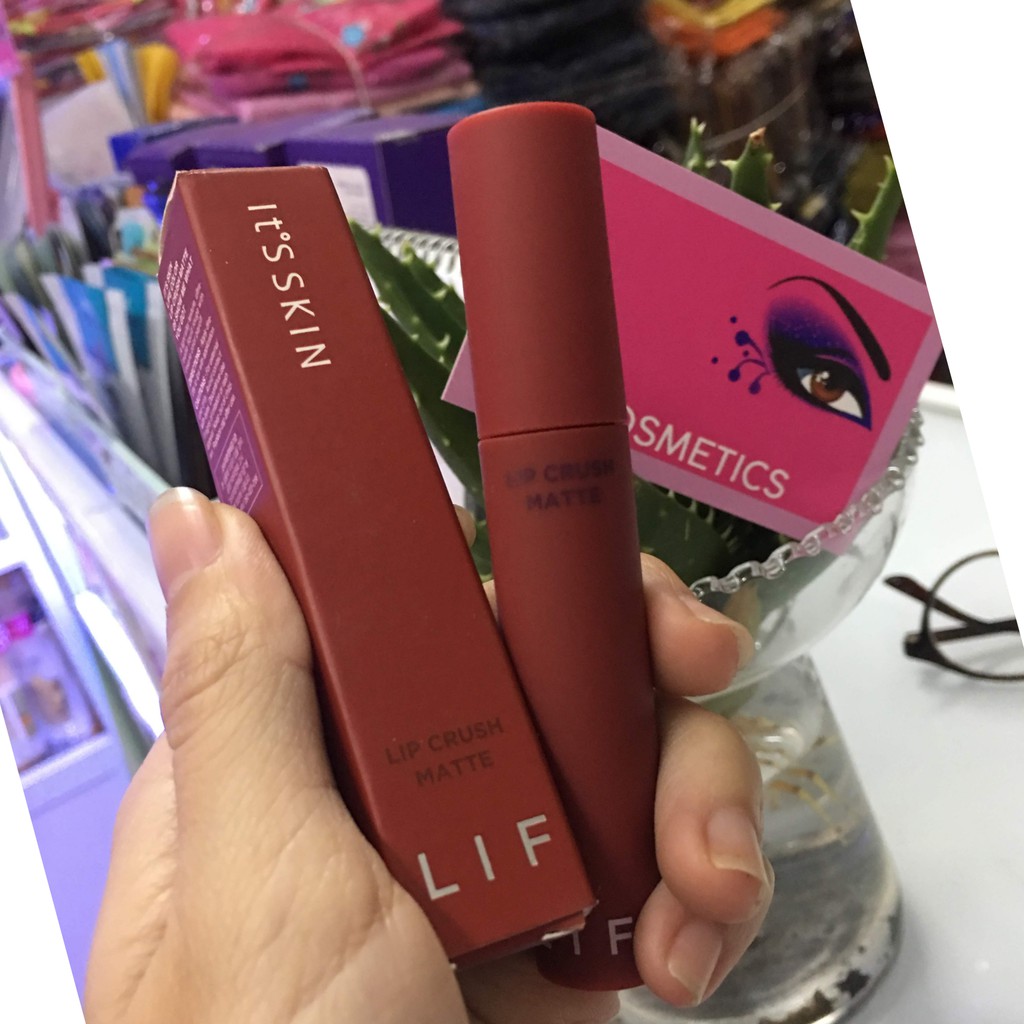 SON KEM LÌ IT’S SKIN LIFE COLOR LIP CRUSH MATTE MÀU 09