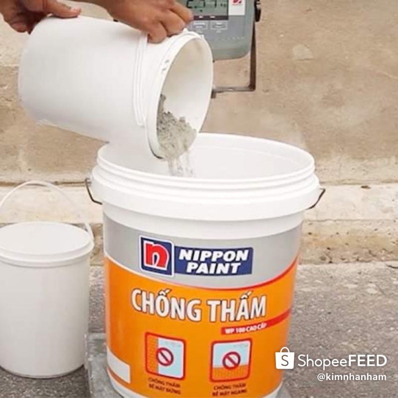 chống  thấm  Quá Tuyệt Vời mưa  nắng không lo nhé( Vừa Sơn Đẹp Kèm chống  thấm Luôn ) hàng chính hãng Nhật Bản