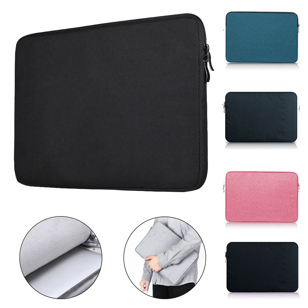 MYRONGOODS 11 13 14 15 inch Laptop Bag Shockproof PU Leather Business Notebook Pouch