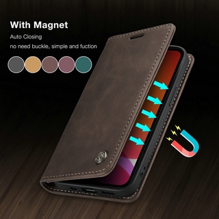 CASEME Bao Da Nắp Gập Kiêm Ví Tiền Có Dây Đeo Cho Iphone 12 11 Pro 12 Min X S Max 6 7 8 Plus Se2020