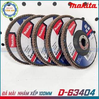 Bộ 5 viên đá mài nhám xếp 100mm makita d-63404