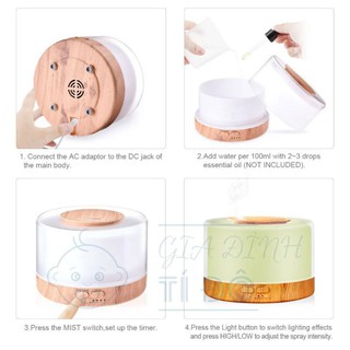 Máy Khuếch Tán Tinh Dầu  Có Đèn Led  phamthanhthao