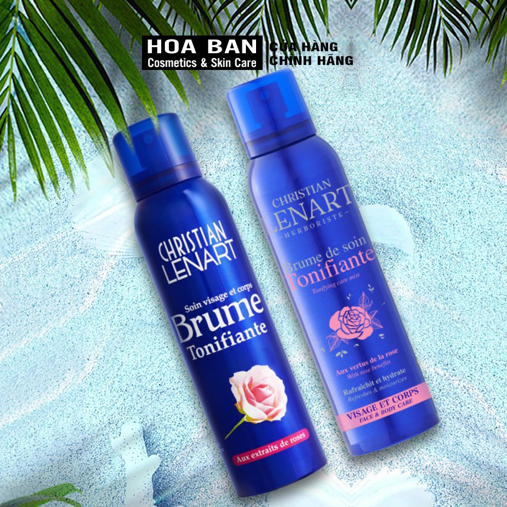 [Có Bill] Xịt Dưỡng Ẩm Christian Lenart Brume Tonifiante aux extraits de Roses 150ml | BigBuy360 - bigbuy360.vn