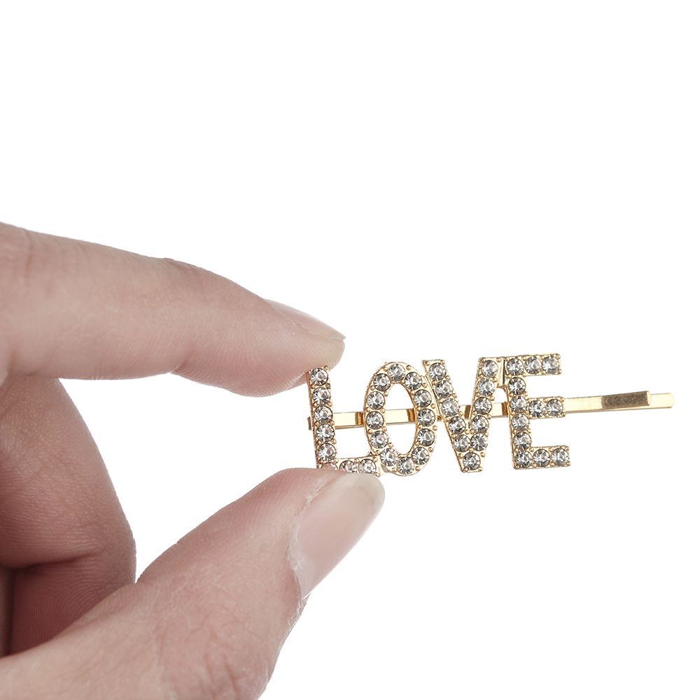Set 3 kẹp tóc chữ LOVE HOPE DREAM thời trang cho nữ