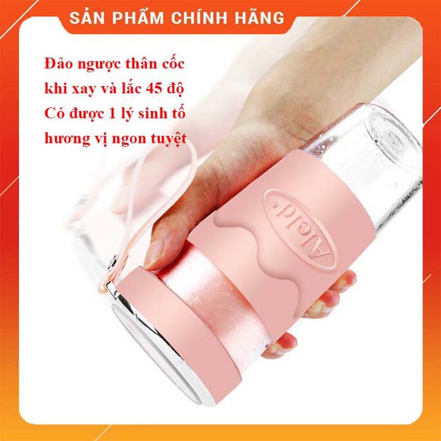 Máy xay sinh tố mini cầm tay đa năng chính hãng 2 lưỡi dao 0801 (50W - 420ml)