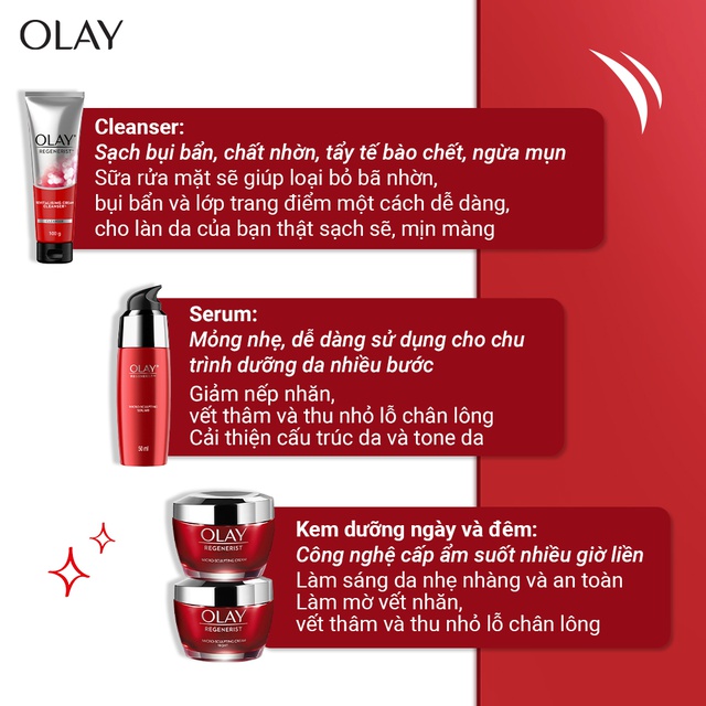  OLAY REGENERIST Sữa rửa mặt 100ML