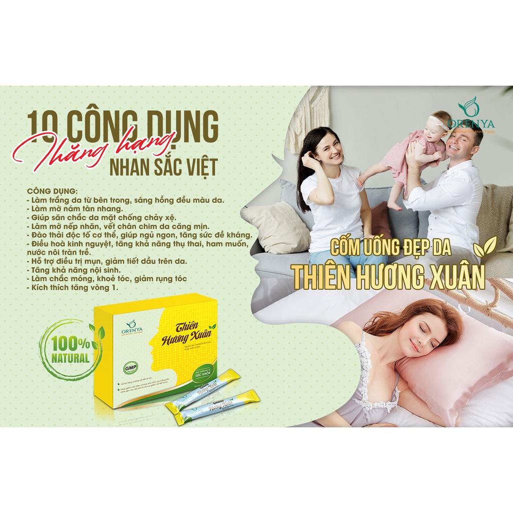 Gói Lẻ Cốm Collagen Thiên Hương Xuân - Bổ sung nội tiết tố, Giảm bốc hỏa
