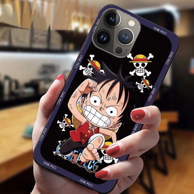 Ốp Điện Thoại In Họa Tiết One Piece 3D Cho Apple iPhone 13 12 11 Pro Max Mini X Xr XS Max 8 7 6 6S Plus 5 5S