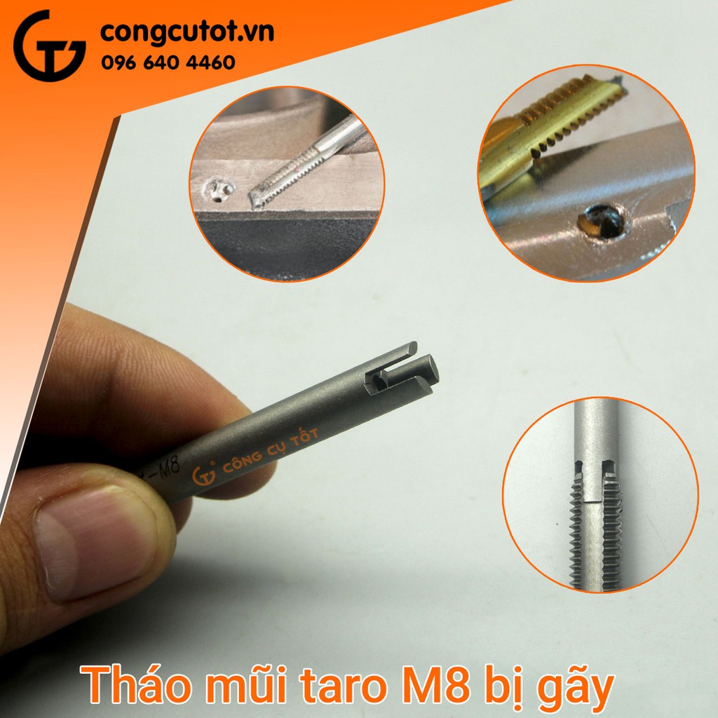 Tháo mũi taro gãy