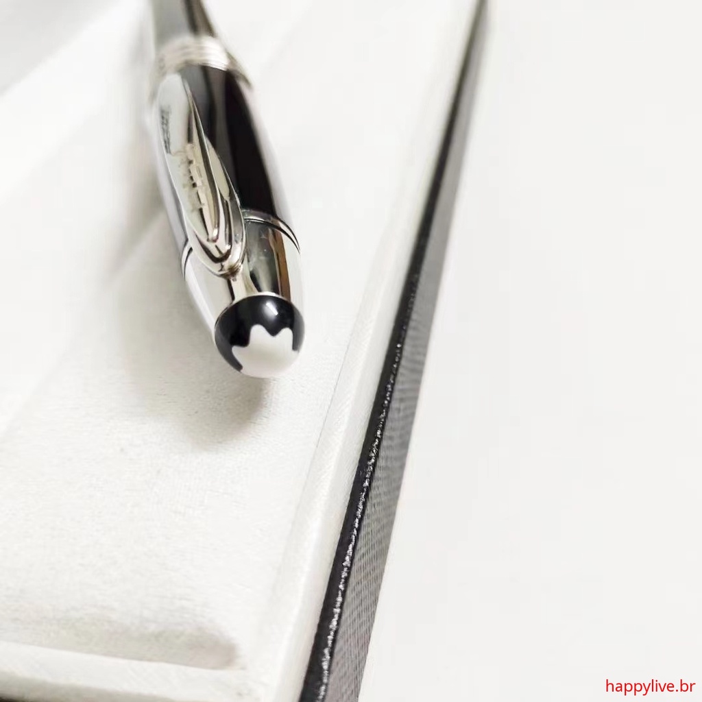 Bút Bi Mực Đen Bạc Montblanc Kennedy Jff Phong Cách Mới 2022