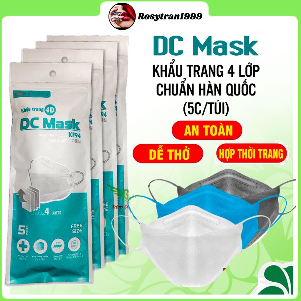 [Chính hãng] Khẩu trang KF94 - 4 lớp kháng khuẩn - Công nghệ Hàn Quốc