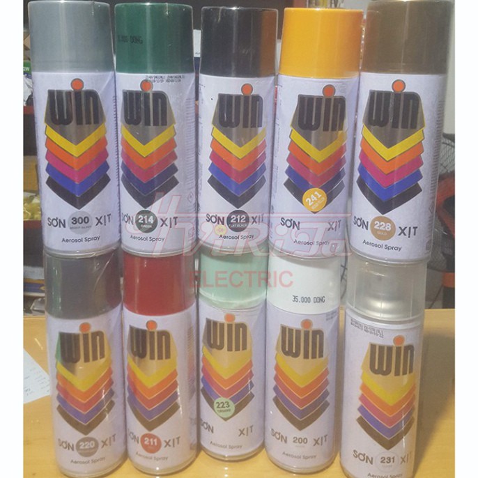 Sơn xịt cao cấp Win 1 chai 400ml