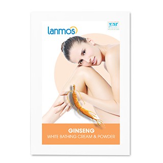 Kem Và Bột Tắm Trắng Nhân Sâm Lanmos 120g