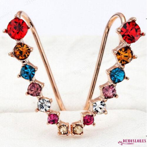 Đôi khuyên tai đính đá pha lê nhân tạo thời trang sang trọng dành cho bạn nữ