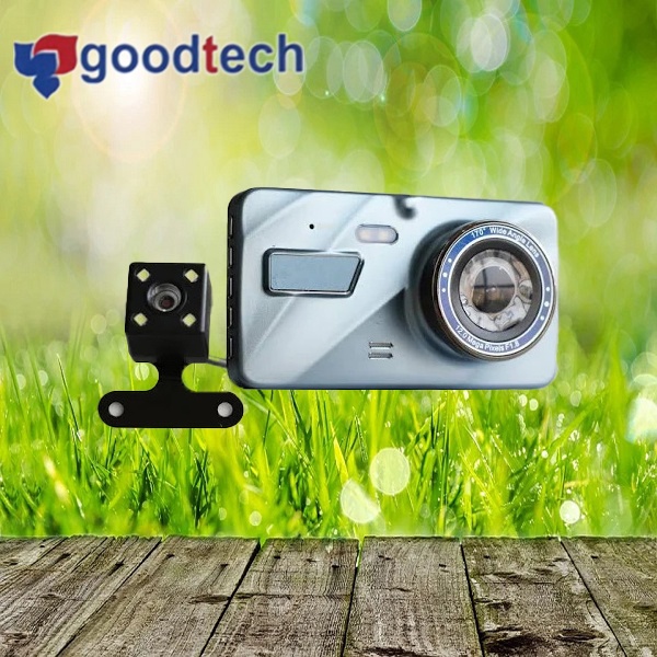 Camera hành trình 4inch độ phân giải 1080p có camera lùi