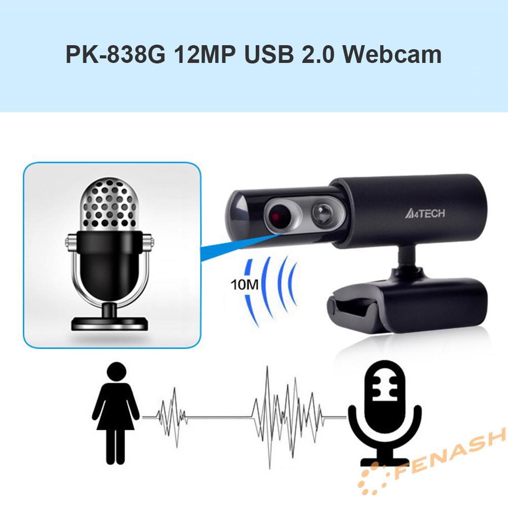 Webcam Tự Động Fe Pk-838G 12mp Usb 2.0 | BigBuy360 - bigbuy360.vn