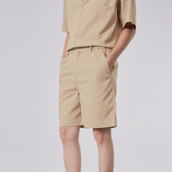 Quần short cạp chun vải đũi IDLE LINEN SHORT
