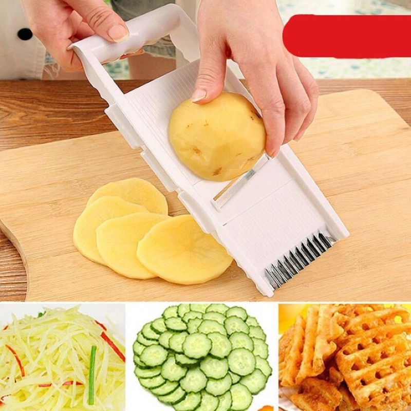 Nạo Bào Sợi Rau Củ Quả Nhà Bếp Đa Năng 5 lưỡi