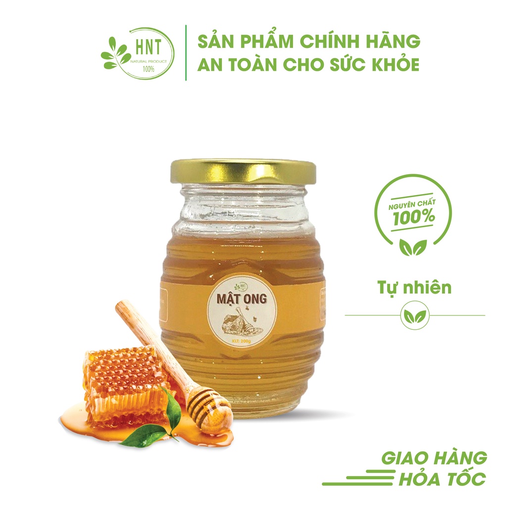  Mật ong tự nhiên hoa nhãn không đóng đường, không pha tạp - HNT NATURAL PRODUCT MO200