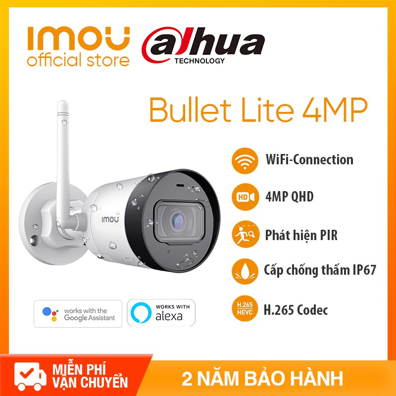 DAHUA CAMERA IPC WIFI IMOU G42P-Độ phân giải 4MP QHD - Bảo hành chính hãng 2 năm