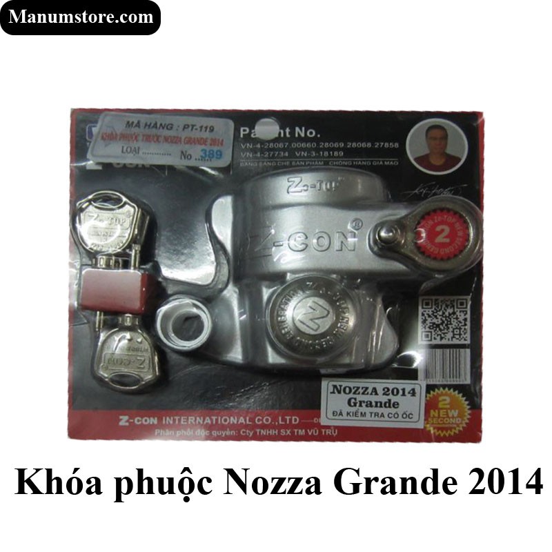 Khóa phuộc cho xe Nozza Grande 2014