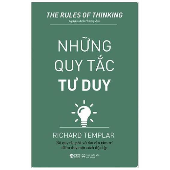 Sách - Những Quy Tắc Tư Duy [AlphaBooks]