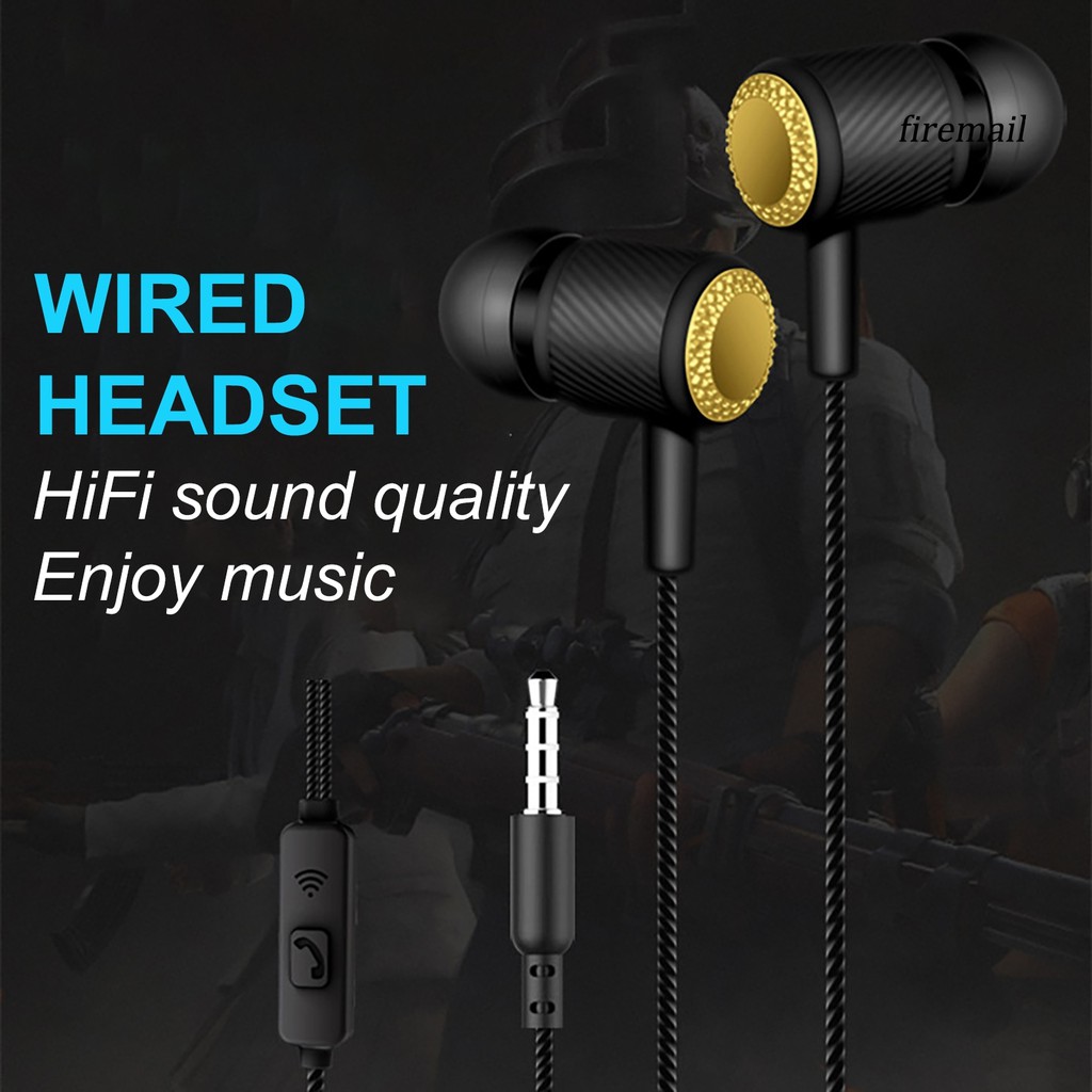 Tai Nghe Nhét Tai Fm 3.5mm 4 Units Âm Thanh Sống Động