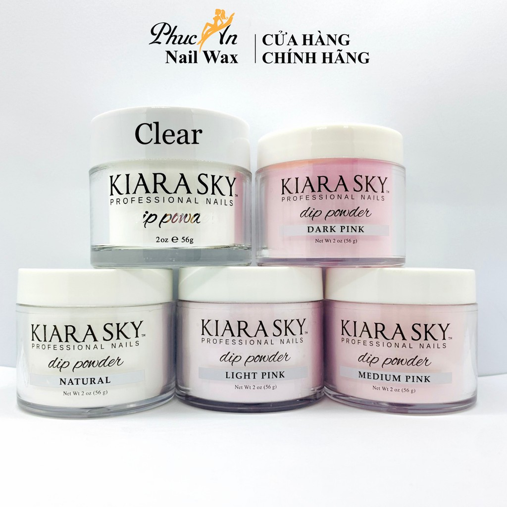 Bột Nhúng Kiara Sky Hàng Chính Hãng KS Loại 2oz 56g , Phúc An Nail Wax Cho Móng Tay