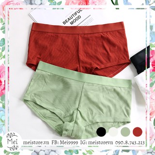 MEI STORE - CILANTRO PANTIE Quần lót chip sọc gân kiểu short ngắn