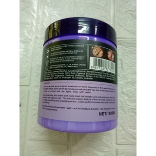 DẦU HẤP Ủ TÓC KERATIN màu tím HÀN QUỐC 1000ML
