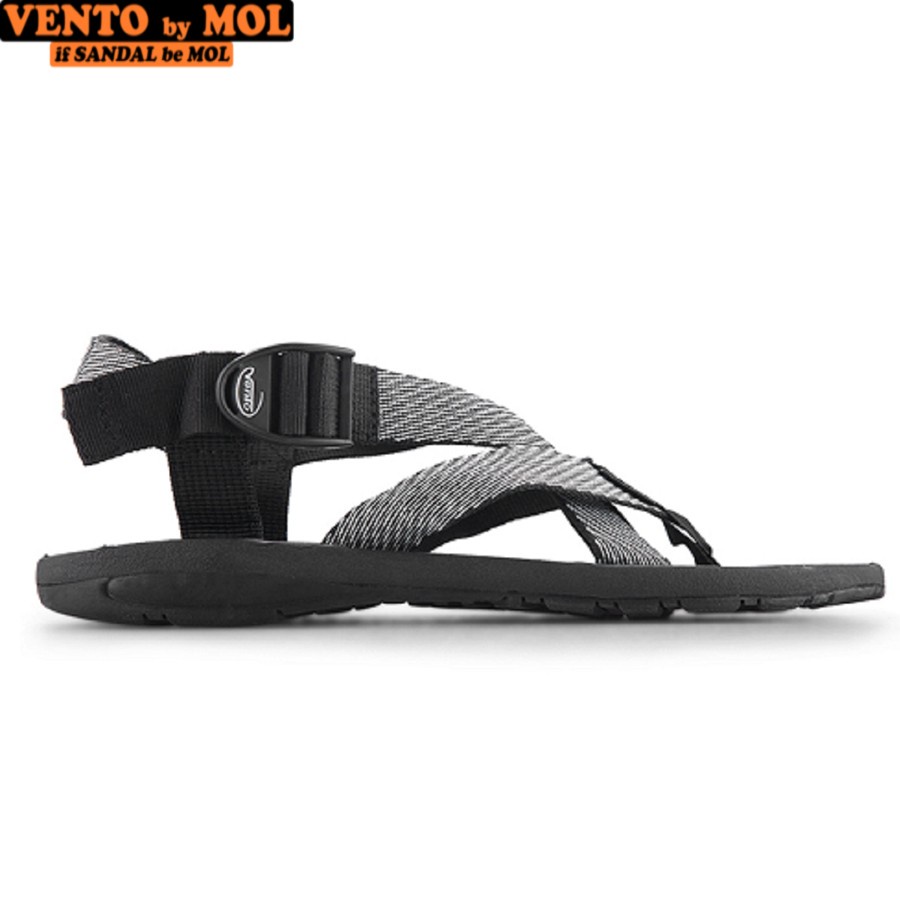 Giày sandal Vento nam xỏ ngón quai chéo vải dù có quai hậu cố định mang đi học đi biển du lịch NV7189G