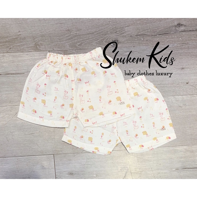 Nous - Set 2 quần xô thoáng 2 lớp chính hãng cho bé