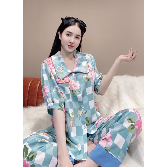 Bộ lụa  mango ,satin kimono (free size dưới 58kg) | BigBuy360 - bigbuy360.vn