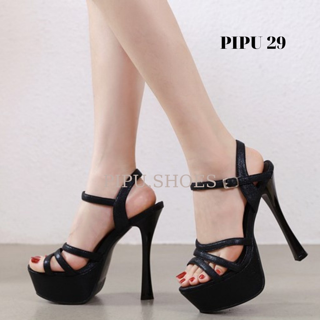 giày cao gót đế đúp 14cm &amp; 15cm, sandal cao gót nữ,catwalk giày cưới