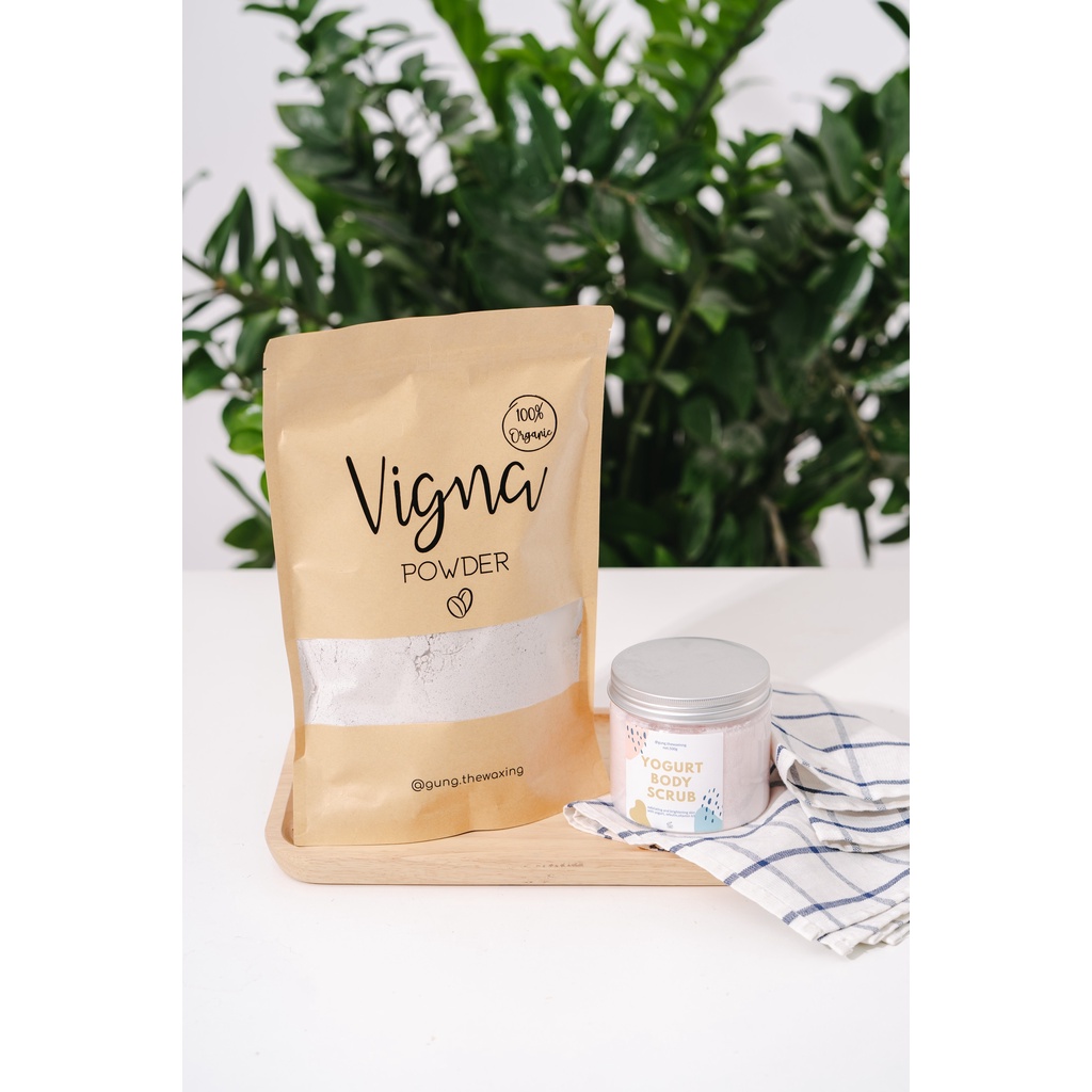 BỘT TẮM DƯỠNG TRẮNG VIGNA POWDER CHO DA VIÊM LỖ CHÂN LÔNG, MỤN BODY