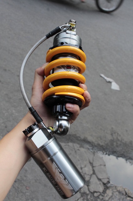 Phuộc bình dầu Mc Racing V2 cho Ex135- Ex150 Ty 14mm