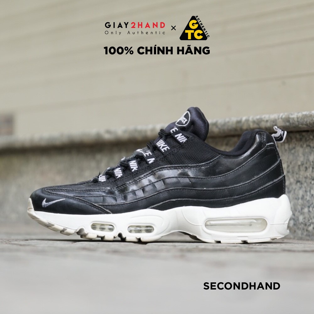 [2hand] Giày Thể Thao NIKE AIRMAX 95 PREMIUM OVERBRANDED 538416-020 GIÀY CŨ CHÍNH HÃNG